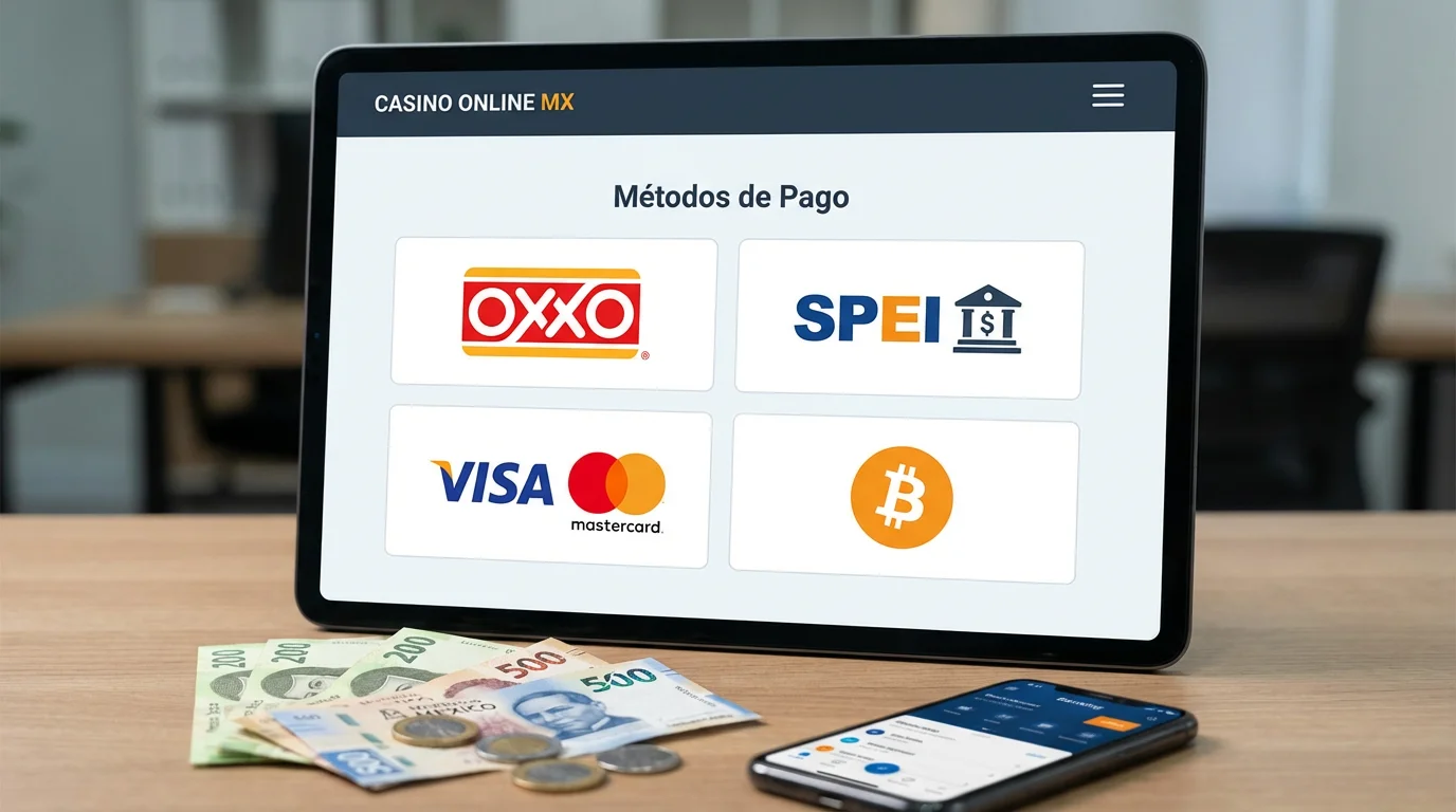 Métodos de pago casino México OXXO SPEI